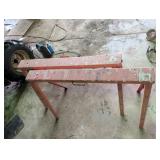 38-Inch Folding Metal Sawhorses