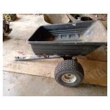 Plastic Garden Dump Cart with Steel Frame