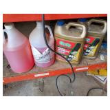 Four Containers of Automotive Fluids