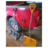 Three Snow Shovels