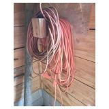 Two Orange Extension Cords