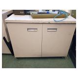 Metal Storage Cabinet, 28" x 21" x 24"