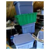 Empty Storage Totes Assorted Sizes
