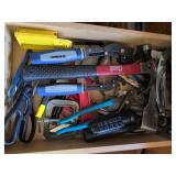 Hand Tool Lot: Hammer, Scissors, Pliers