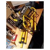Yellow Work Lights on Tripod Stand,