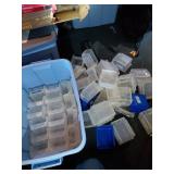 Clear Plastic Storage Bins