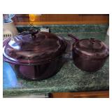 Corning Vision Cranberry Cookware Set 2pc