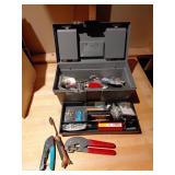Toolbox With Cable Installation Tools and F-5