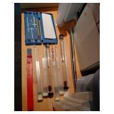 Lab Hydrometers and Thermometers Lot