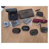 USAir Memorabilia and Belt Buckles Lot