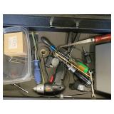 Drawer Contents With Tools and Accessories