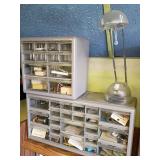 Stack-On Organizer Drawers And Desk Lamp