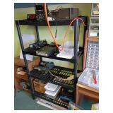 Plastic Storage Rack, 57x16x36 Inches