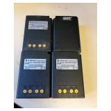 EF Johnson 7.5V 1300mAh NiMH Batteries, 4pcs