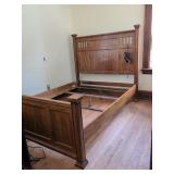 Full Size Oak Mission Style Bed Frame