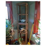 Wooden Four-Tier Plant Stand
