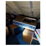 Magnavox Stereo Receiver Parts Unit with Wood