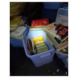 Vintage Books in Bins