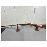 Antique Single-Shot Rifle with Wood Stock