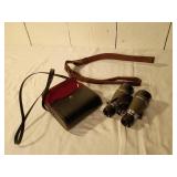 Vintage Binoculars with Case and Sling