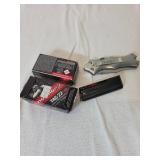 Norma TAC-22 Ammo, Magazine, Folding Knife