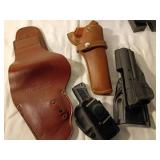 Leather and Kydex Holsters