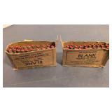 Two Boxes of .30 Caliber Blank Cartridges