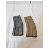 AR-15 30-Round Magazines, Steel, Lot of 2