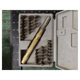 Metal Stamp Set with Brass Punch and Case