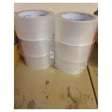 6 Rolls Clear Packing Tape