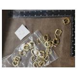 23 Brass Belt Buckles 1/2 Inch