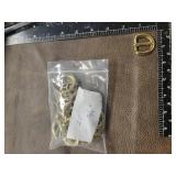 20 Brass Double Prong Belt Buckles