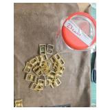 23ct Gold-Plated Rectangular Buckles Lot