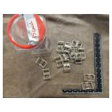 15 Metal Slide Belt Buckles