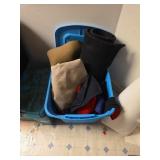 Fabric and Carpet Remnants in Tote