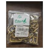 16 Brass 5/8" Wire Buckles
