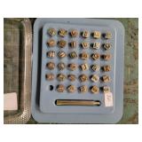 Metal Alphabet Stamp Punch Set