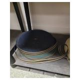 Three Rolls of Striped Woven Trim