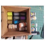 Acrylic Paints and Brushes