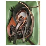 Leather Strap and Scrap Lot