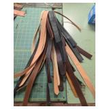 Leather Bag Strap Lot