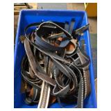 Brown and Black Zipper Strips