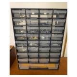 Organizer Cabinet With Assorted Metal Buckles
