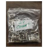 28 Metal Belt Buckles