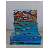 Six Athearn HO Train Cars