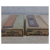 Train Miniature HO Scale Freight Cars, 2 pcs