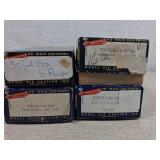 Roundhouse HO Train Car Lot, 4 Boxed Freight Cars