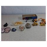 Model Railroad Vehicles and Mineral Rock Lot
