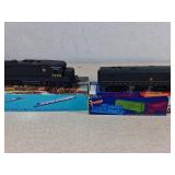 Two Pennsylvania Railroad Locomotives with Boxes