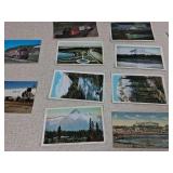 9 Postcards and 1 Train Photograph